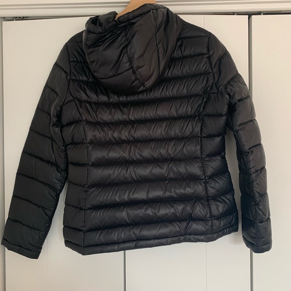 Black puffer Calvin Klein coat - Picture 2 of 2